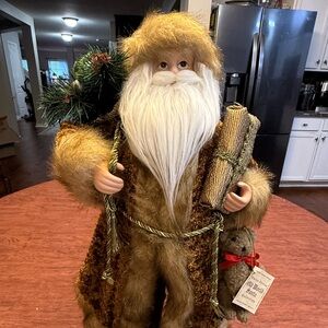 Vintage Old World Santa Claus in Velvet
